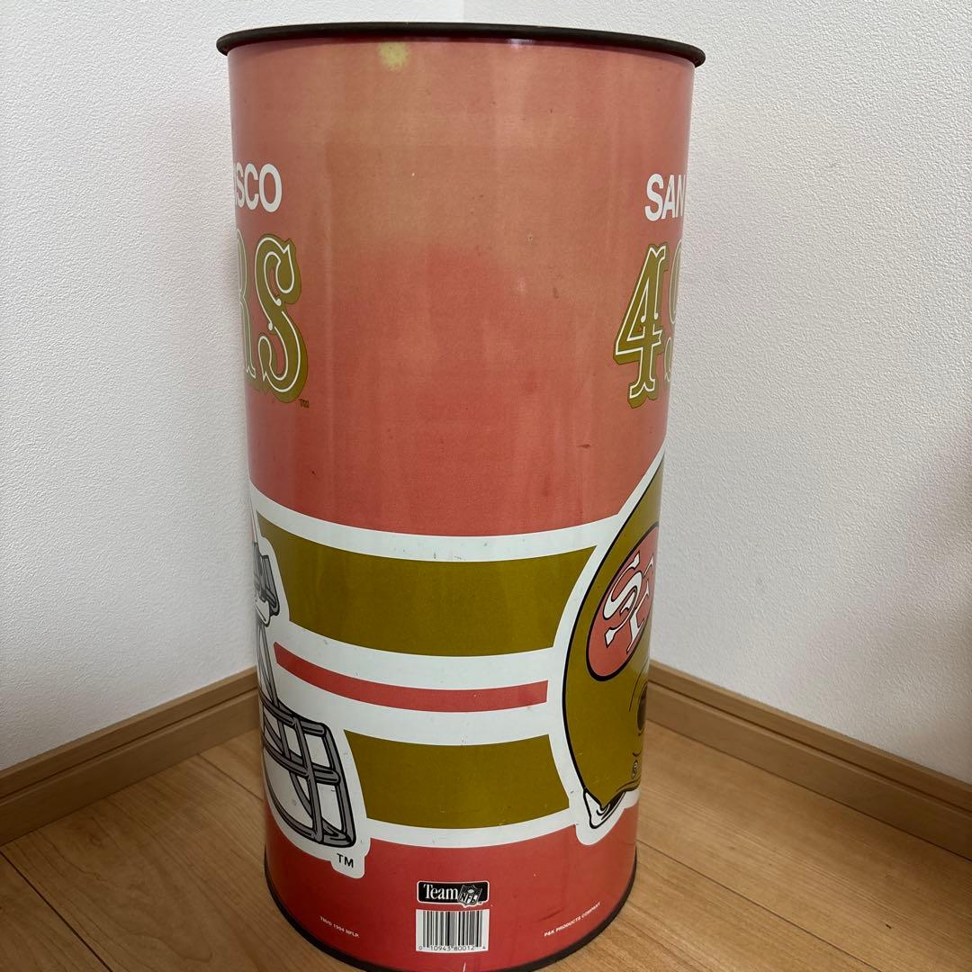 希少 49ERS ゴミ箱 ヴィンテージ アメリカン雑貨 NFL アメフト