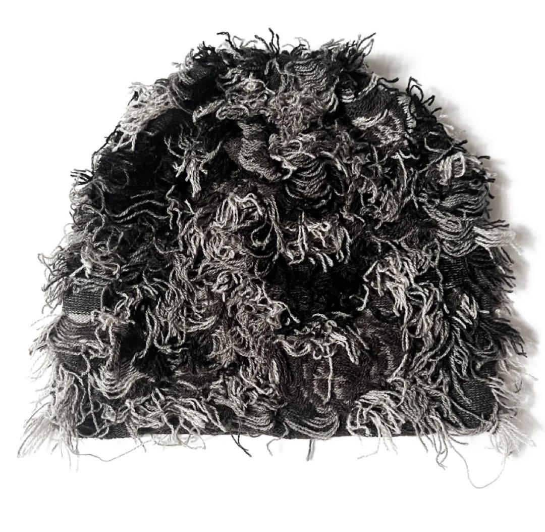 happy99 ThreadTek Camo Beanie Black ビーニー