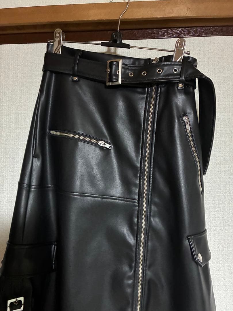 【未使用に近い】ライダースライクスカート HARE ハレ 完売品