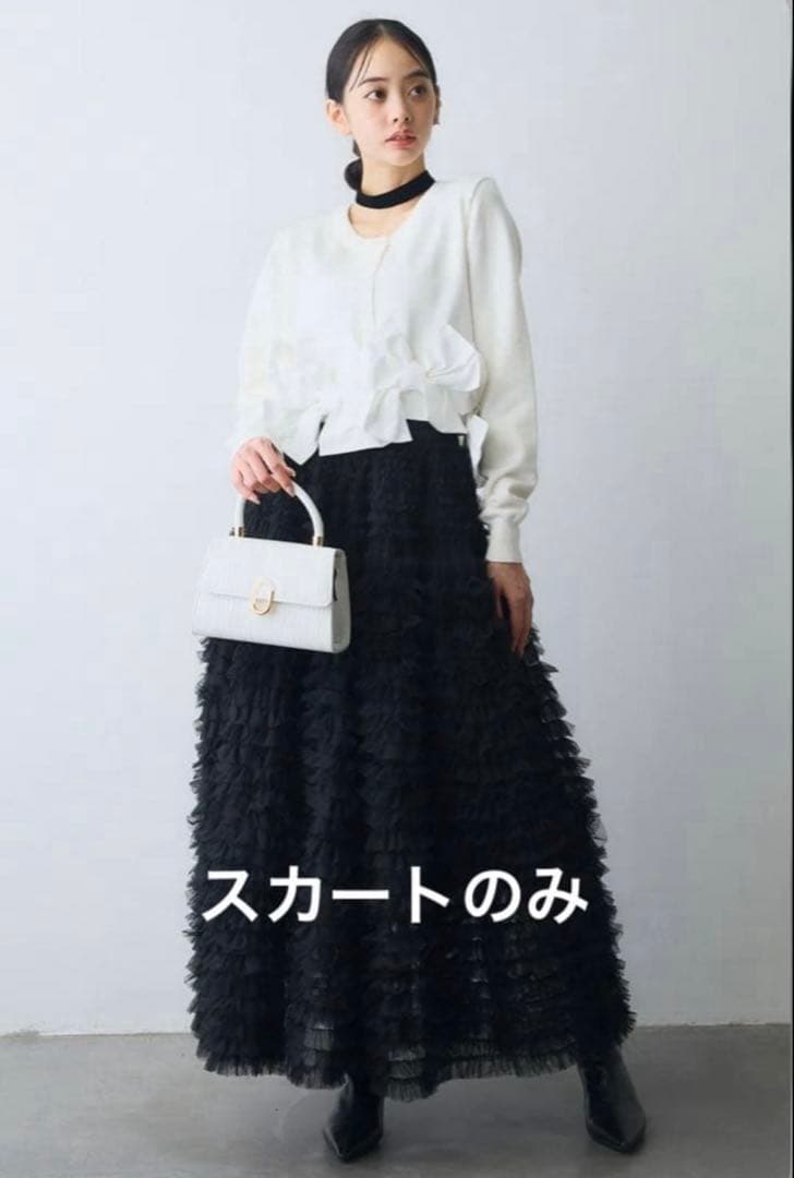 Mary♡♡売り切りSALE中♡◾️2点チュールSK 黒 ミニSKグレー