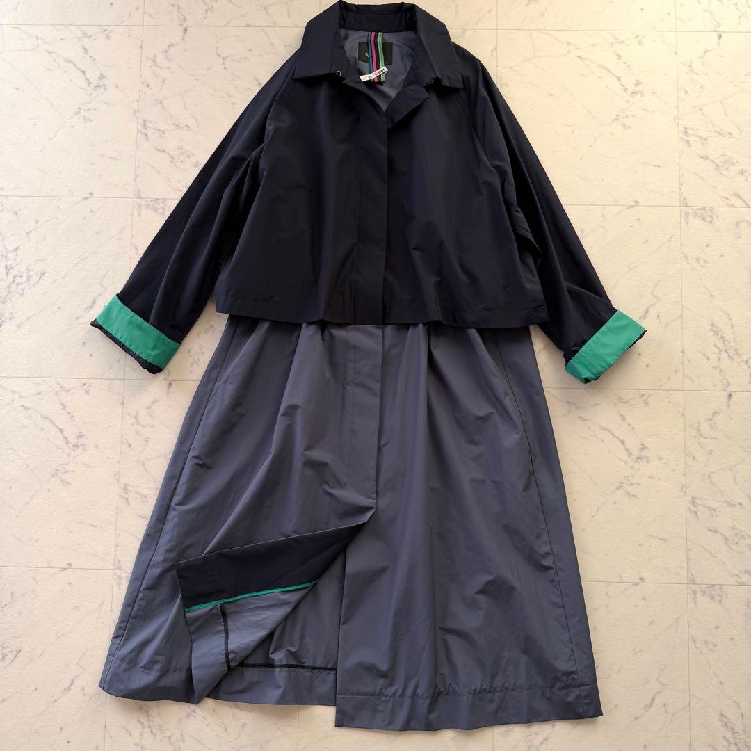 PS Paul Smith バイカラー ロングコート 42L スプリング