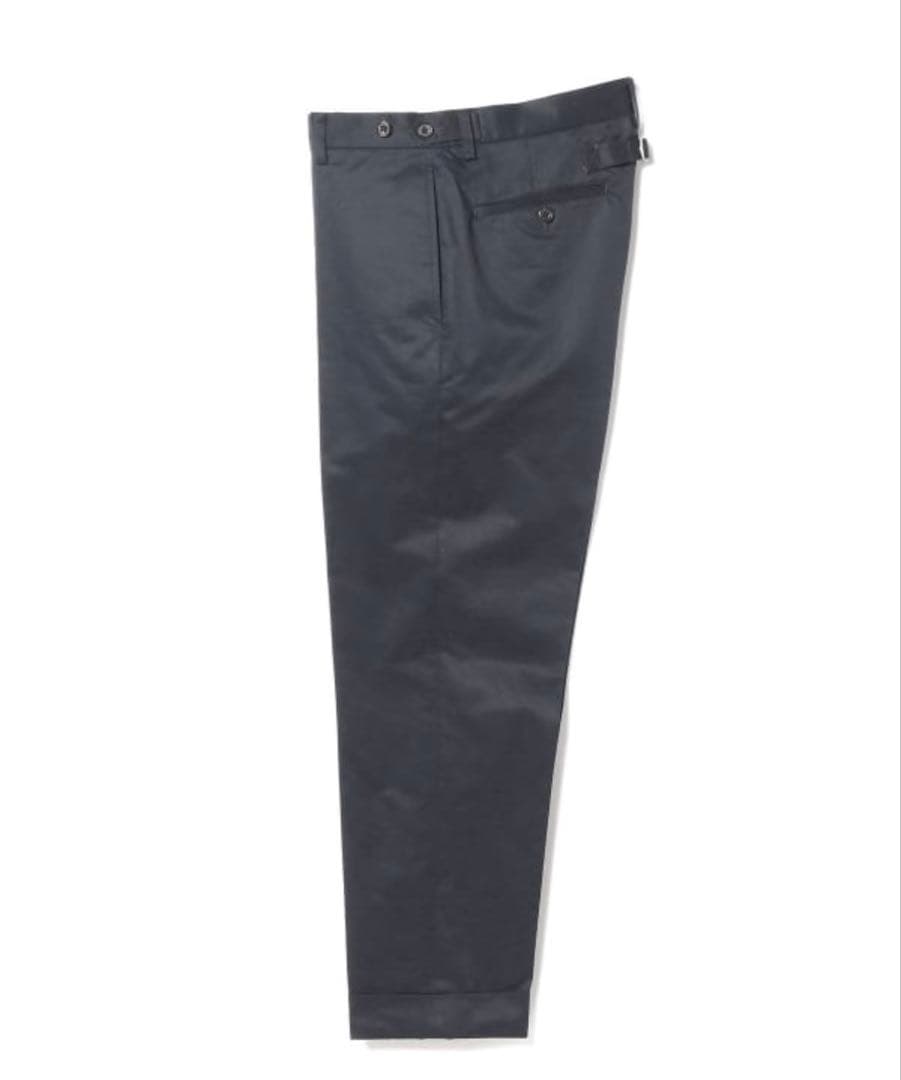 Beams PlusコットンネイビージャケットL/スラックスXLセットアップ