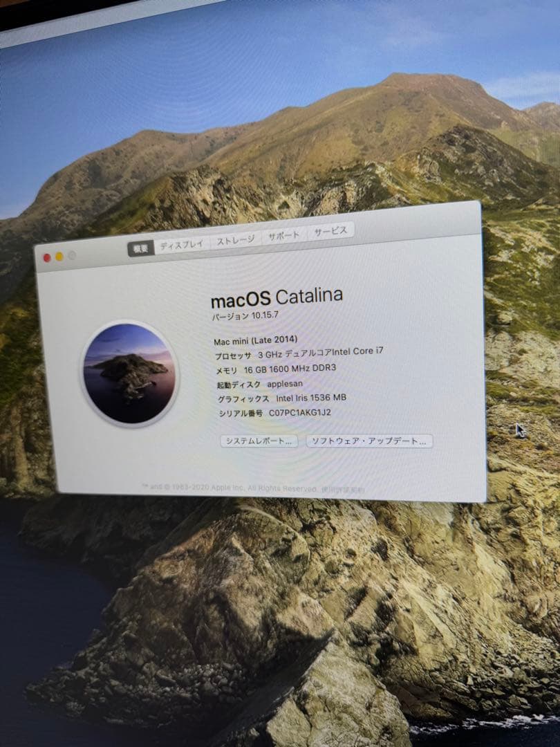 【動作品】Mac mini 2014 i7 16GB 1TB HDD