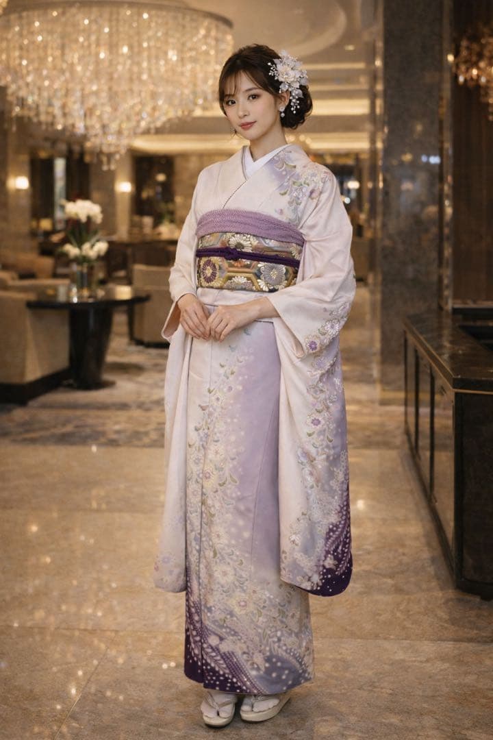 上品♡辻ヶ花♡振袖・帯2点セット