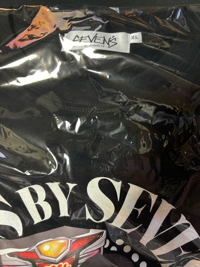 SEVEN'S ブラック Tシャツ XL