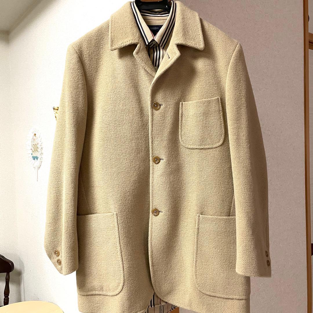 BURBERRY ロンドンウールジャケット　アンゴラ　カシミア　ブラウン