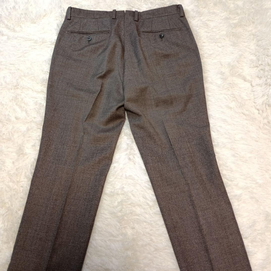 BEAMS HEART マーチンソン生地 ブラウン ビジネスジャケットLsize