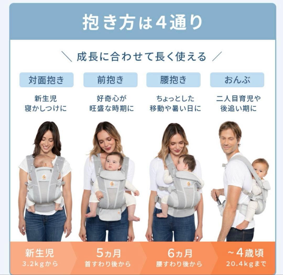 エルゴベビー OMNI Breeze 抱っこ紐＋ポーチ