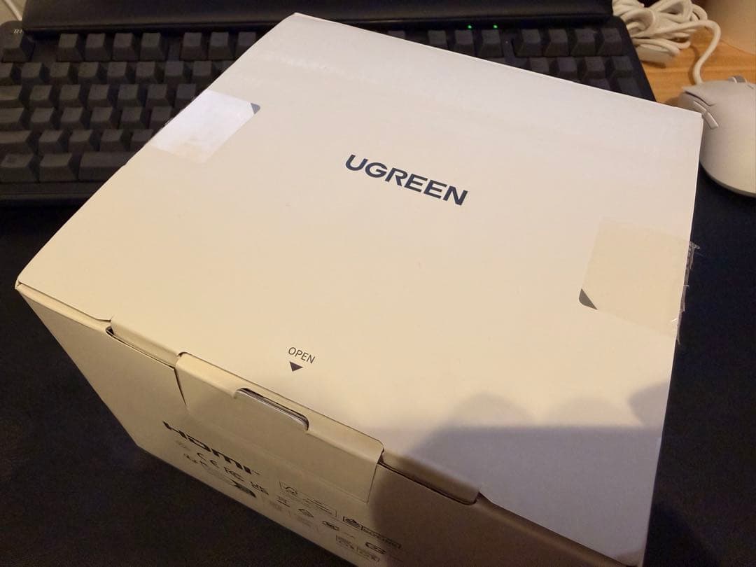 UGREEN HDMI KVM切替機 4k@60Hz 2入力2出力