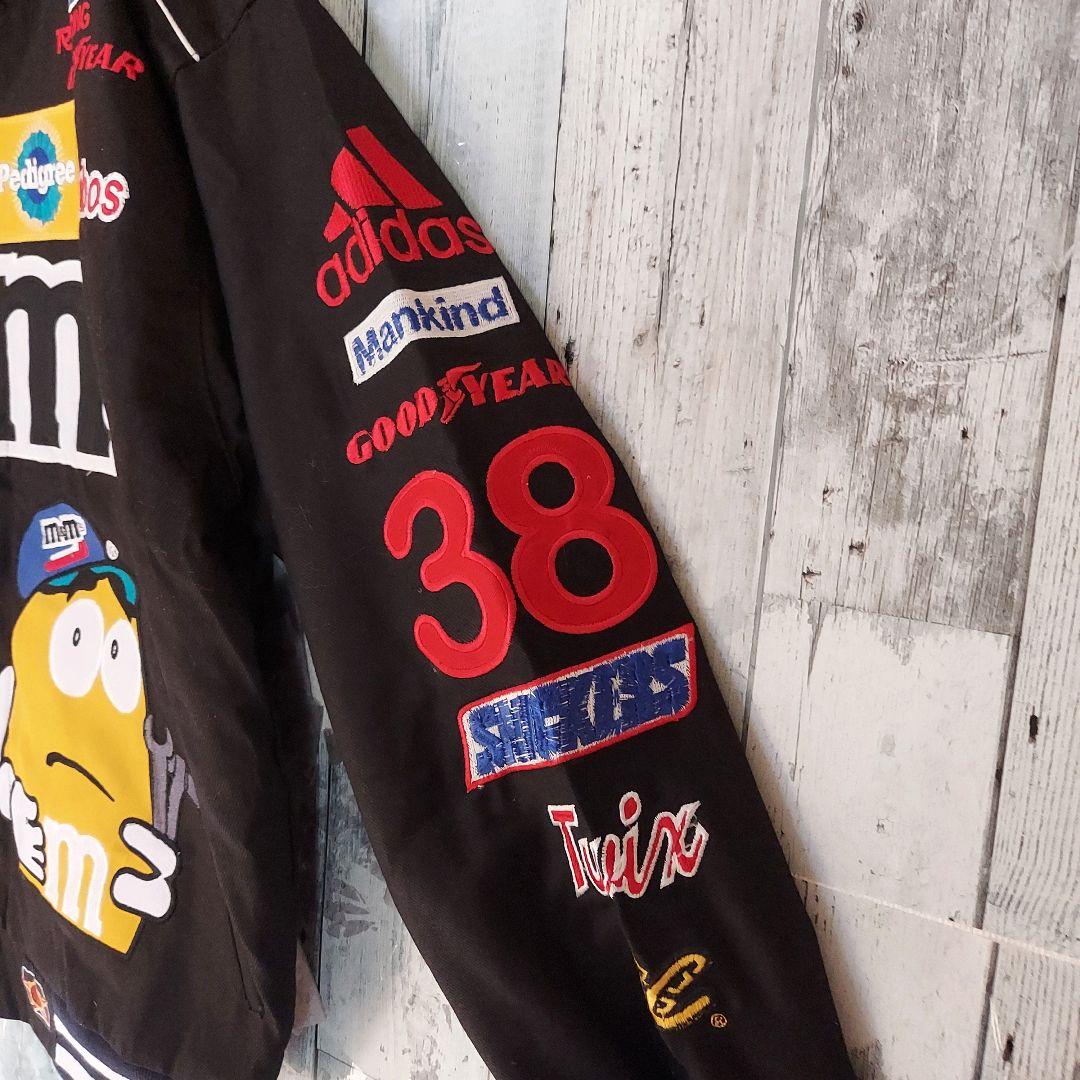 JH DESIGN ナスカー M&M'S レーシングジャケット M相当 黒