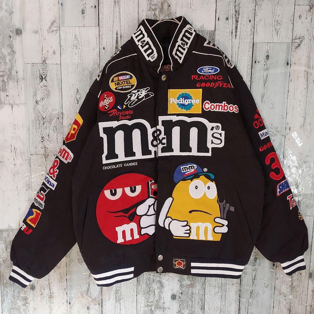 JH DESIGN ナスカー M&M'S レーシングジャケット M相当 黒