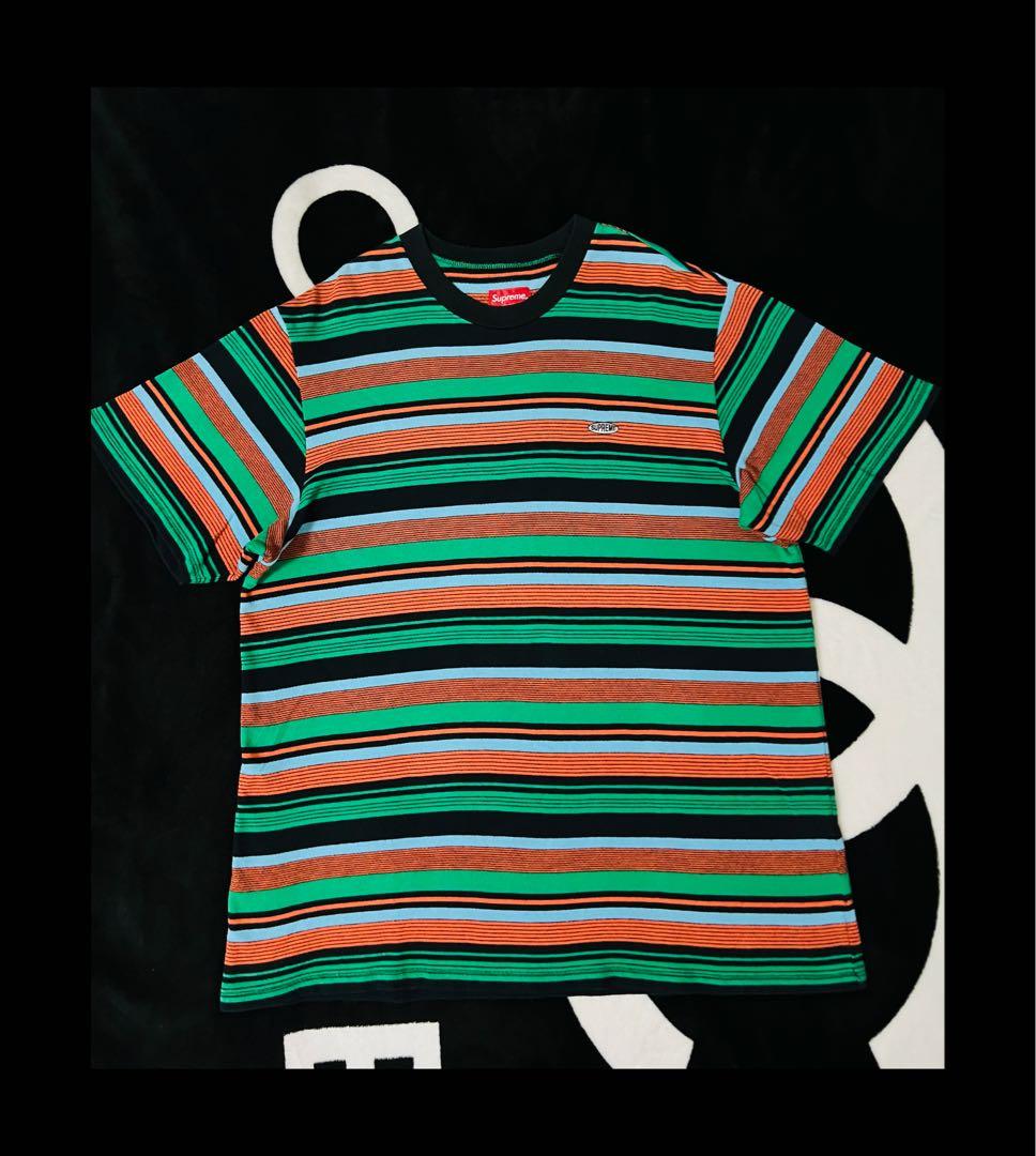 Supreme (シュプリーム) Tシャツ マルチカラー ボーダー