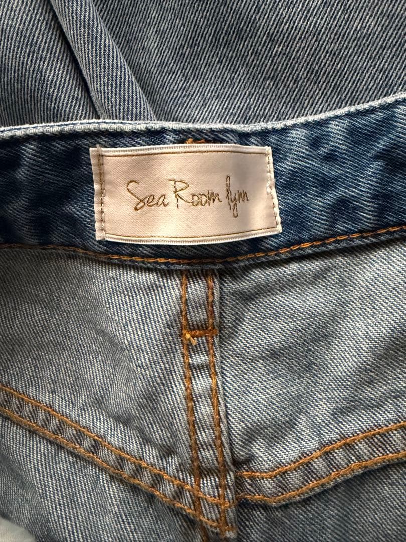 searoomlynn ワイドウエストローライズバギー SRN05 デニム　新品
