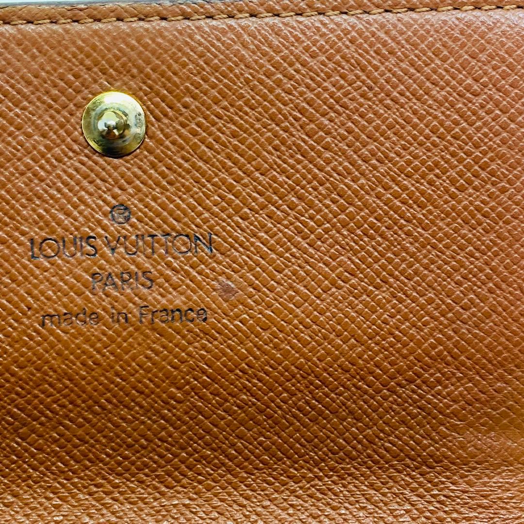 LOUIS VUITTON 三つ折り Wホック 財布 913