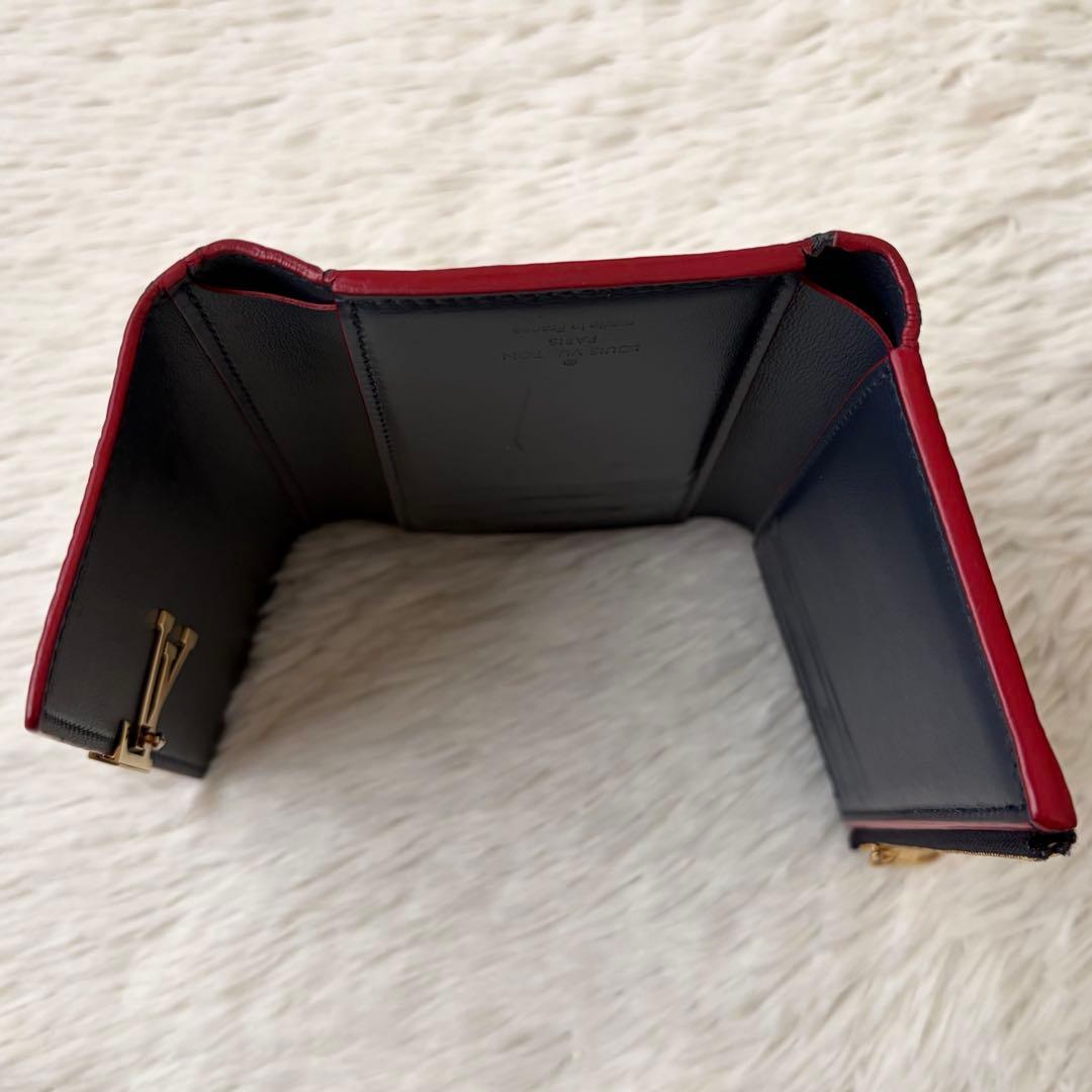ルイヴィトン ポルトフォイユ　カプシーヌコンパクトウォレット　マリーヌルージュ