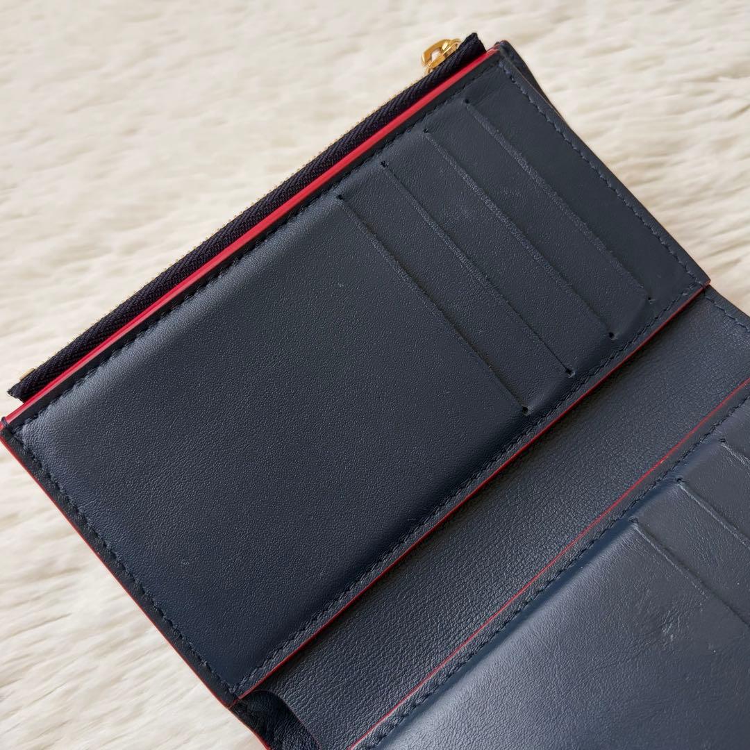 ルイヴィトン ポルトフォイユ　カプシーヌコンパクトウォレット　マリーヌルージュ