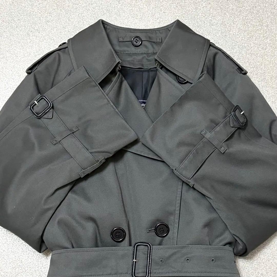 【美品✨希少色】バーバリー ロングトレンチコート 裏地メガチェック ライナー付き
