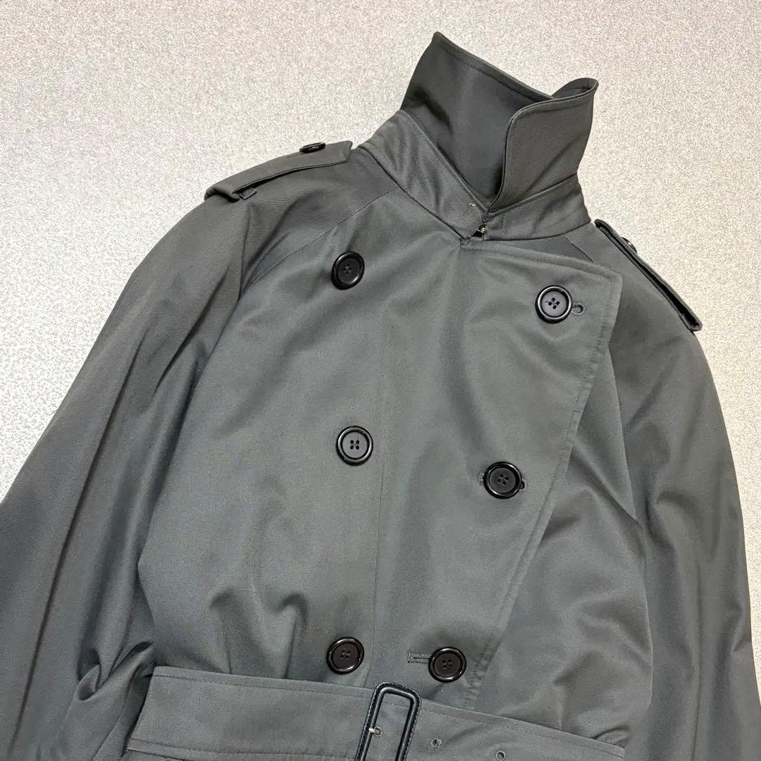 【美品✨希少色】バーバリー ロングトレンチコート 裏地メガチェック ライナー付き