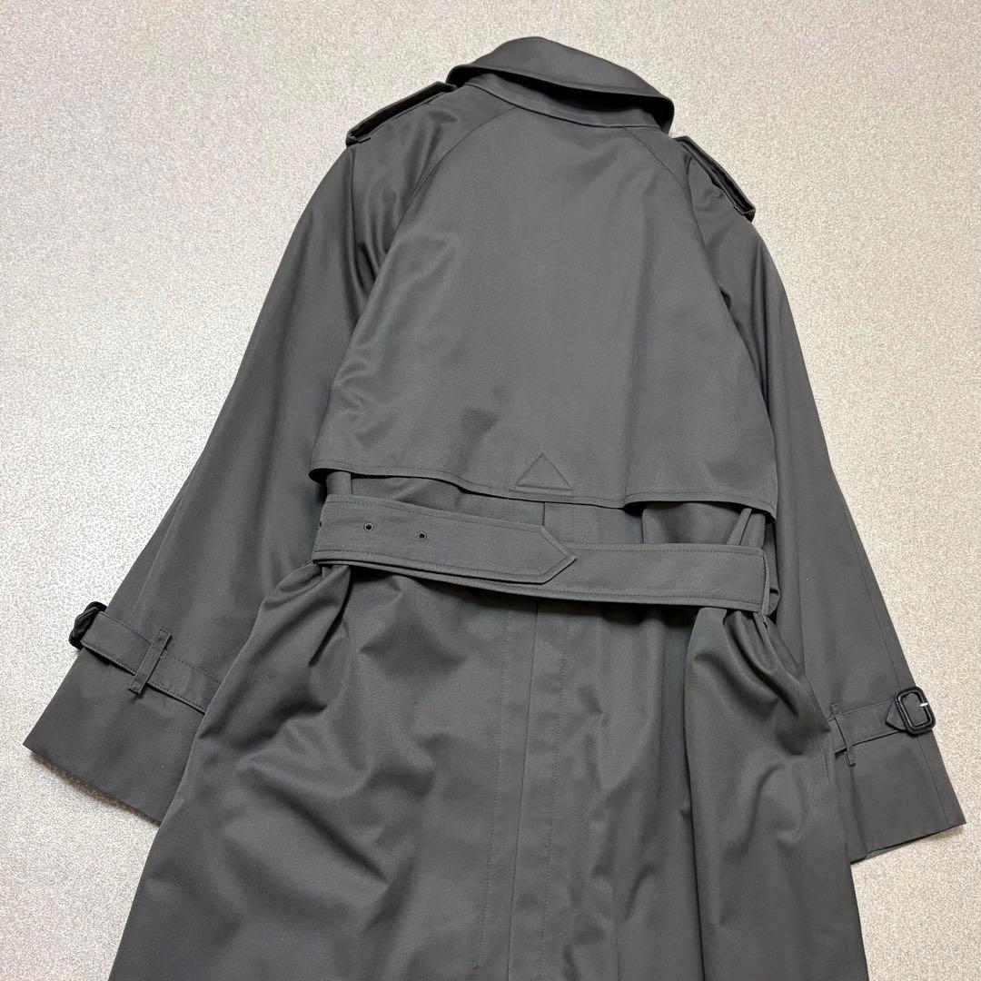 【美品✨希少色】バーバリー ロングトレンチコート 裏地メガチェック ライナー付き