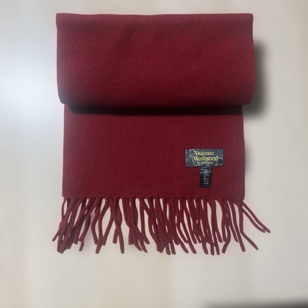 【正規品】Vivienne Westwood 赤 マフラー