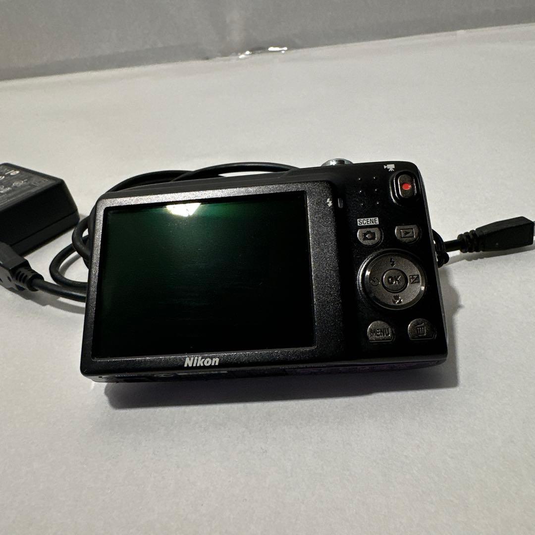 Nikon coolpixＳ3100ファインパープルデジタルカメラ♪
