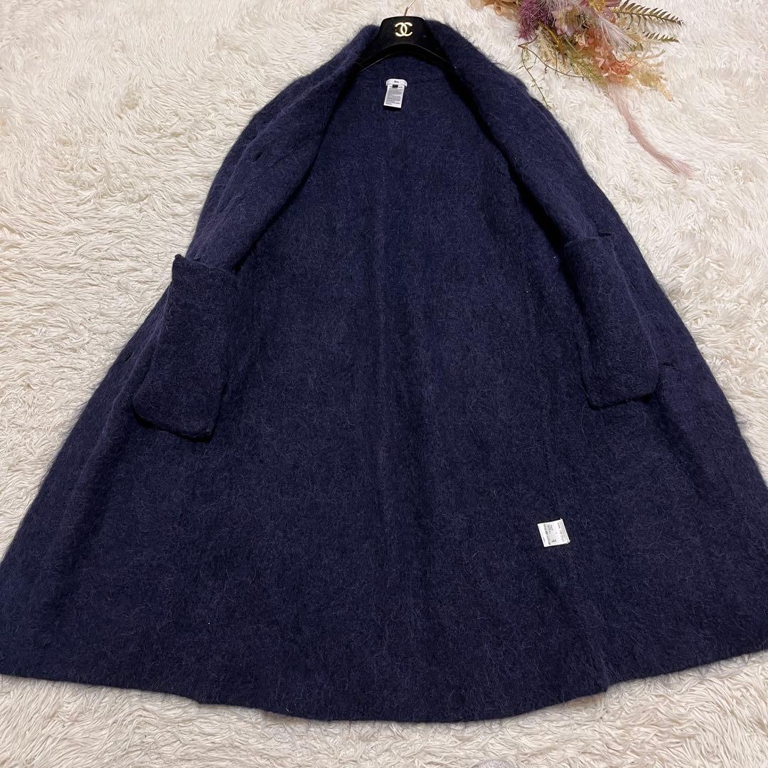 【極美品】Sov. アルパカシャギーボリュームコート　ロング丈　カーディガン