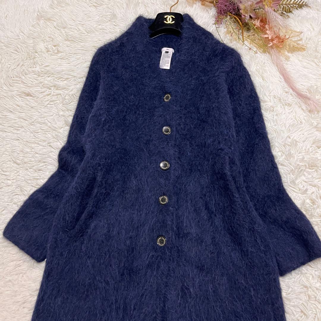 【極美品】Sov. アルパカシャギーボリュームコート　ロング丈　カーディガン