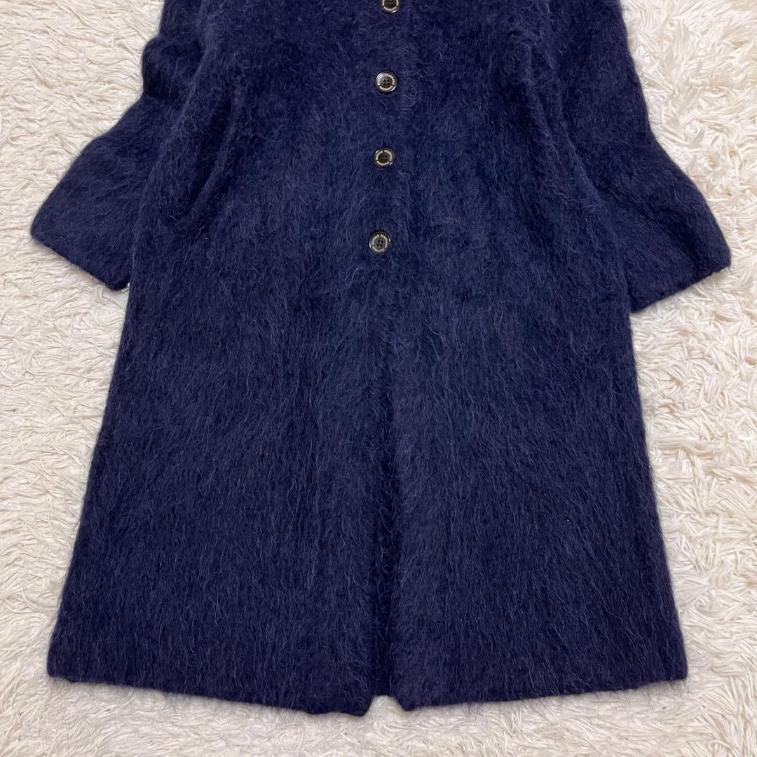 【極美品】Sov. アルパカシャギーボリュームコート　ロング丈　カーディガン
