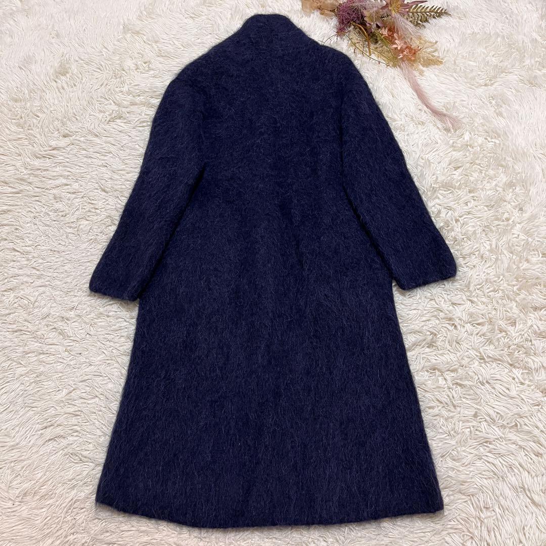 【極美品】Sov. アルパカシャギーボリュームコート　ロング丈　カーディガン
