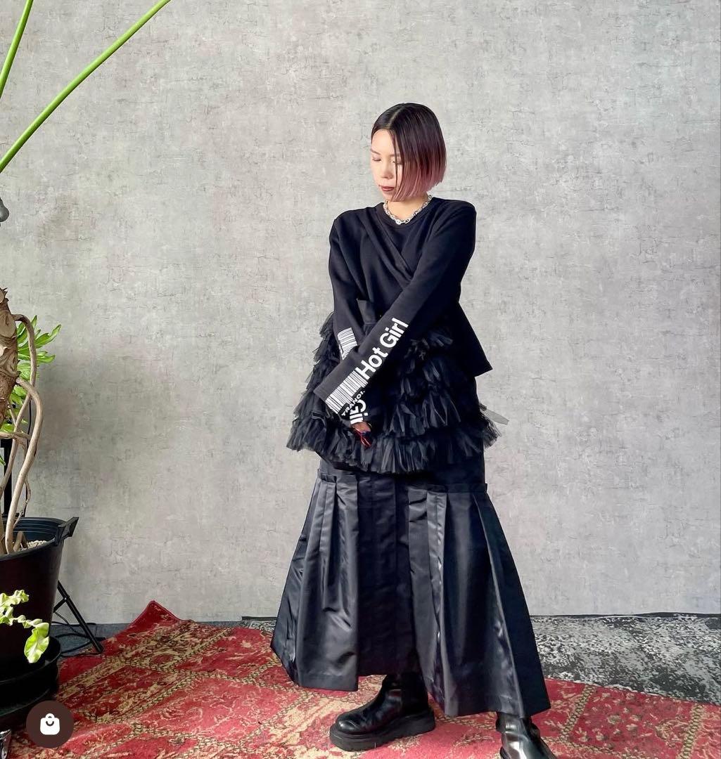 新品　TRANOI ミリタリープリーツスカート