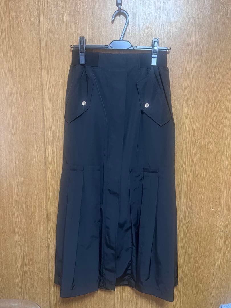 新品　TRANOI ミリタリープリーツスカート