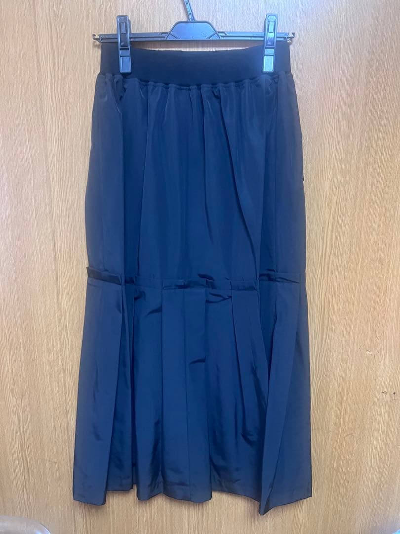 新品　TRANOI ミリタリープリーツスカート