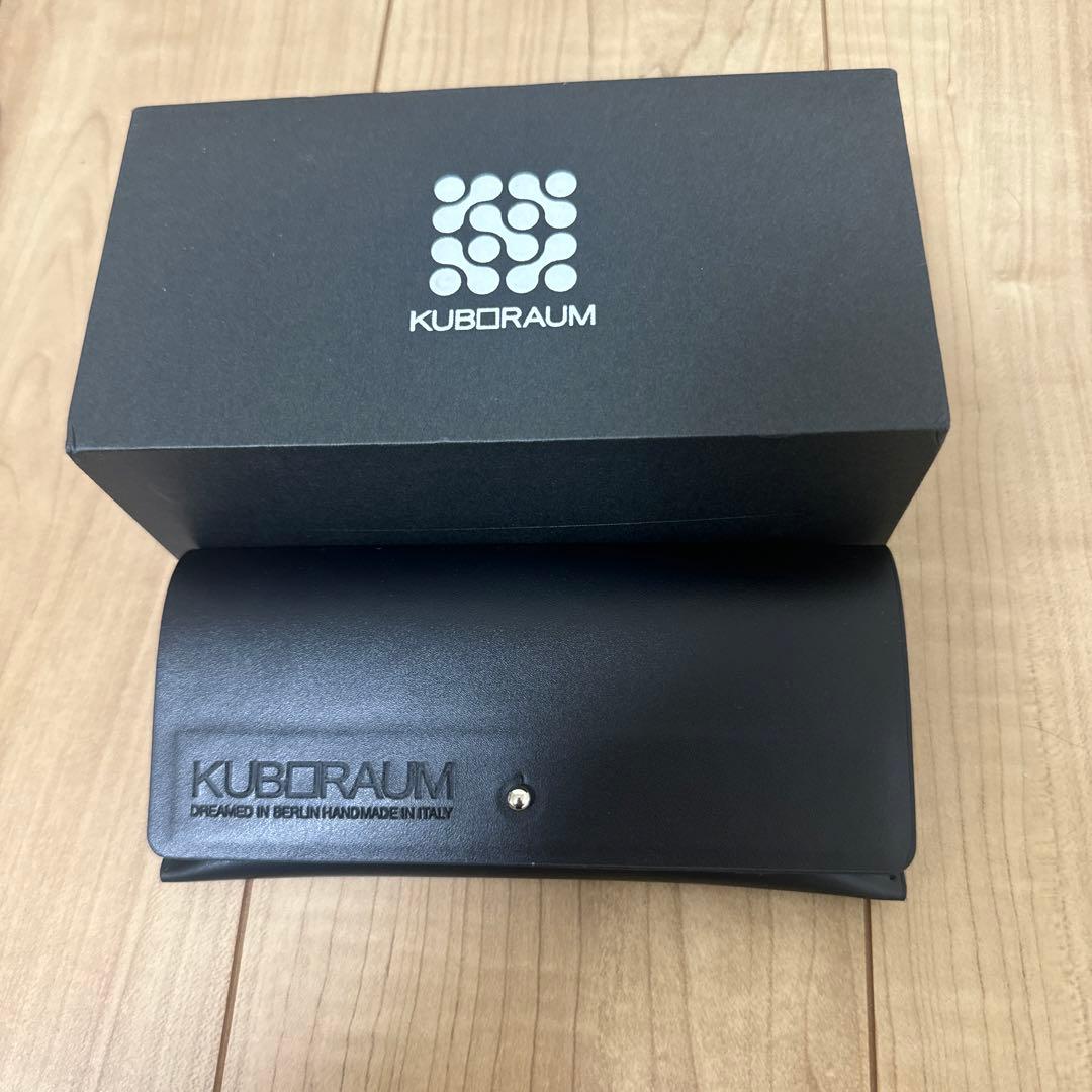 新品KUBORAUM MASKE K26 クボラム サングラス メガネ　ベージュ