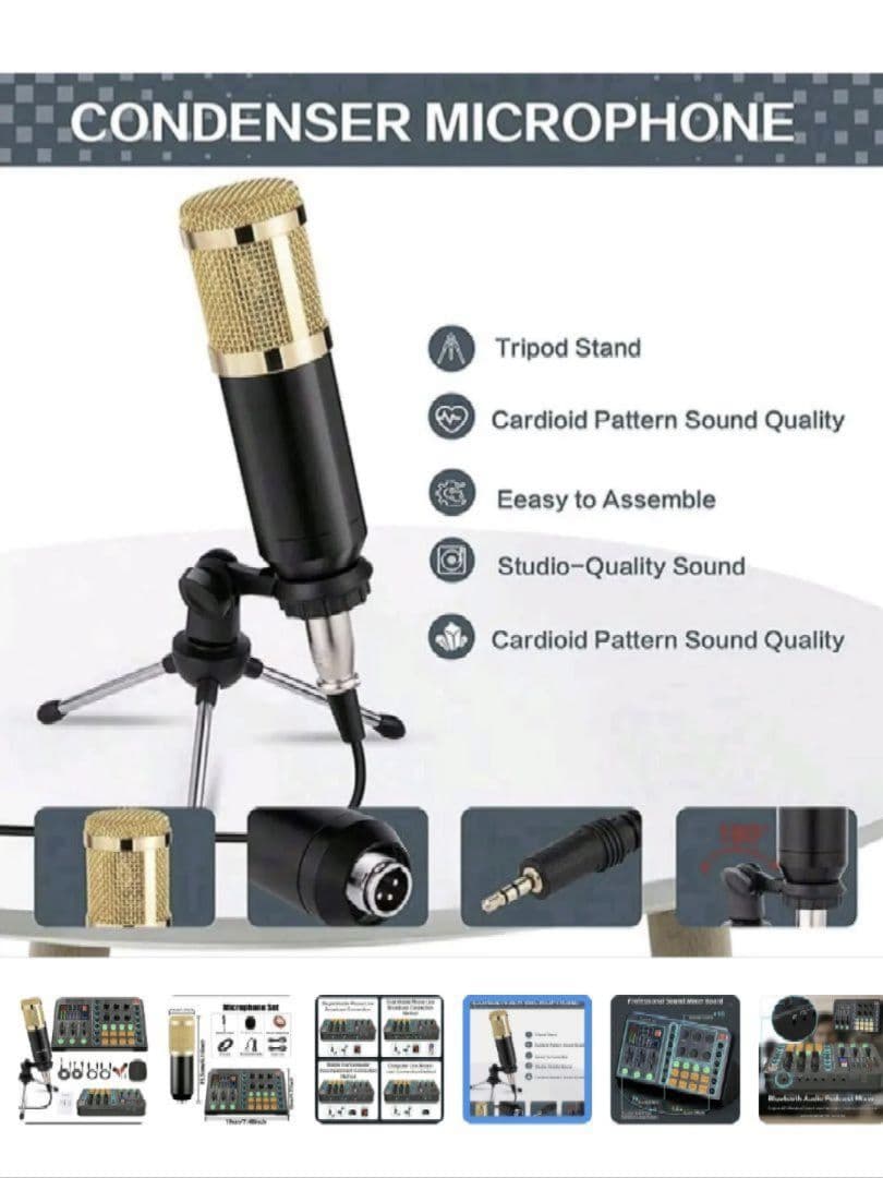 ProfessionalLiveSoundCard ミキサー マイク 配信機材
