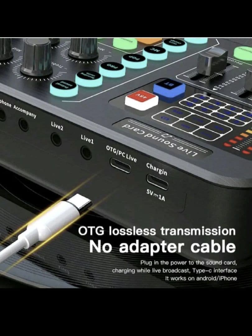 ProfessionalLiveSoundCard ミキサー マイク 配信機材