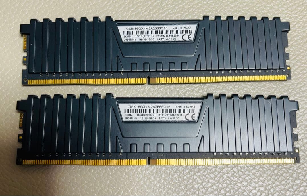 コルセア VENGEANCE LPX 16gb(8gb×2) DDR4 2666