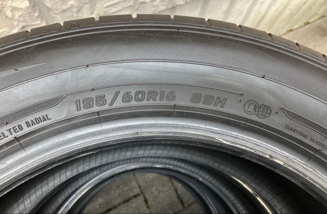 ダンロップ　エナセーブ4本（中古）　195/60R16 2024年製