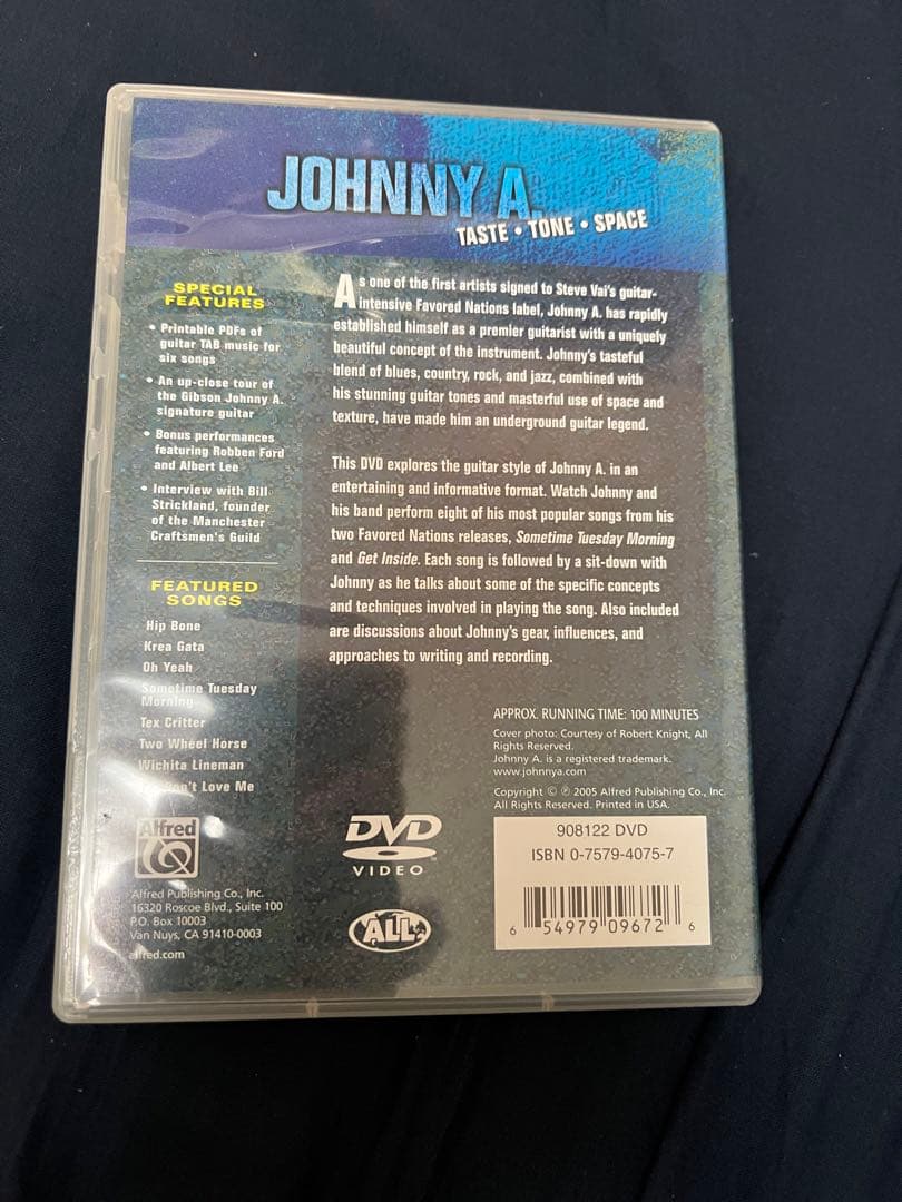 johnny A. DVD ギター教則　ギター