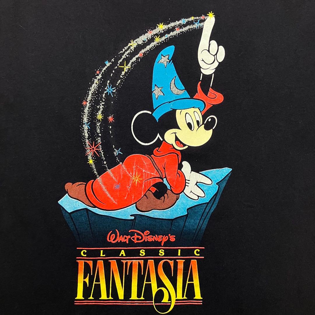 【激レア】80s USA製 Disney Fantasia ミッキー Tシャツ
