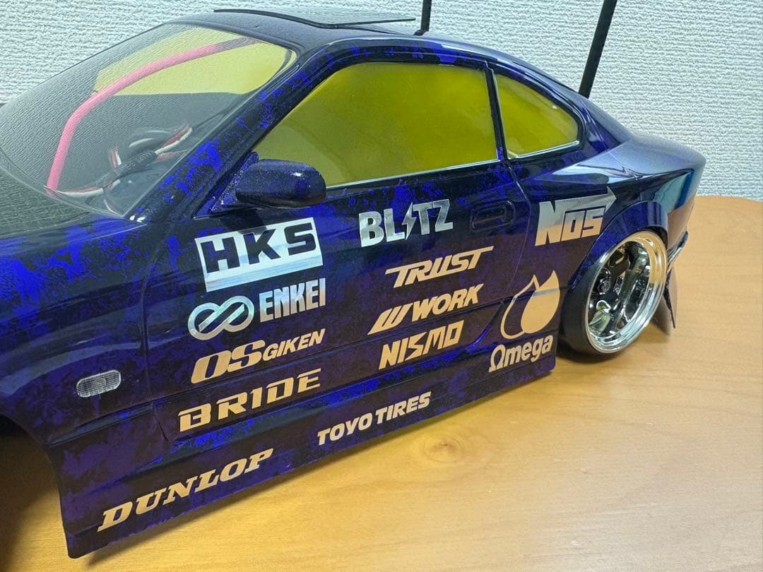 タミヤ 1/10 COPPERMIX S15シルビア ラップ塗装