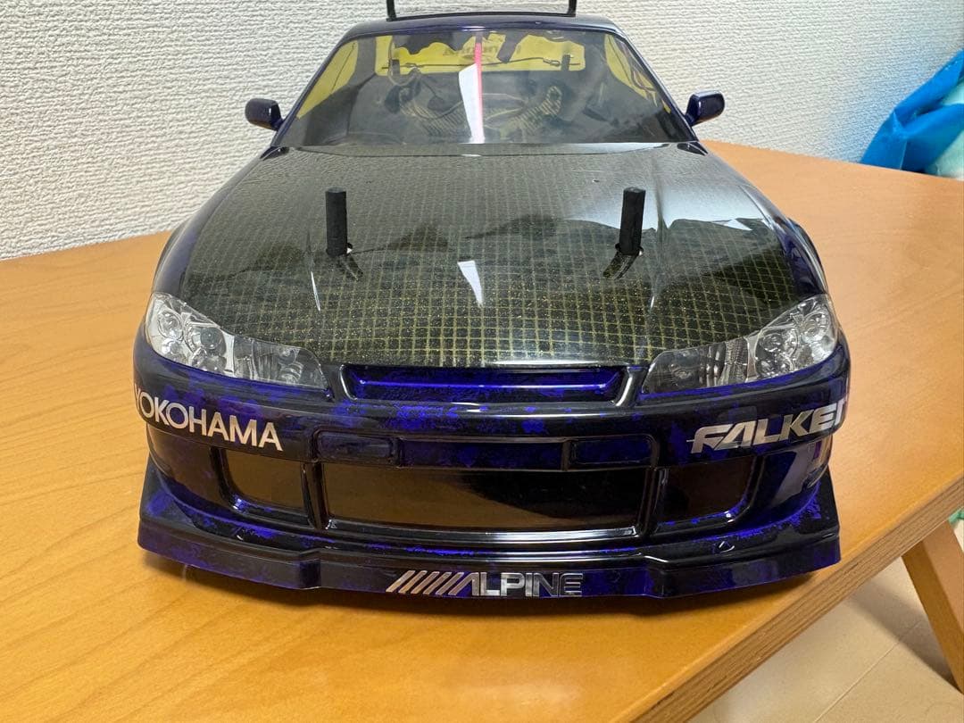 タミヤ 1/10 COPPERMIX S15シルビア ラップ塗装