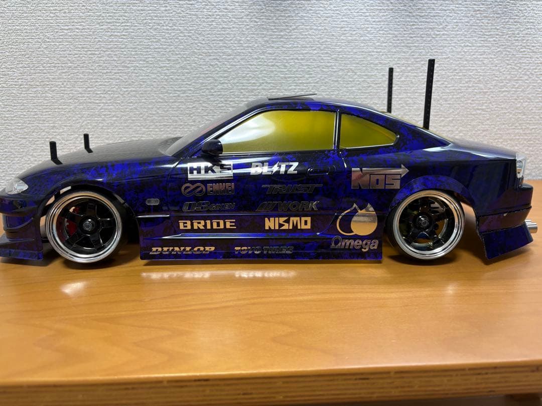 タミヤ 1/10 COPPERMIX S15シルビア ラップ塗装