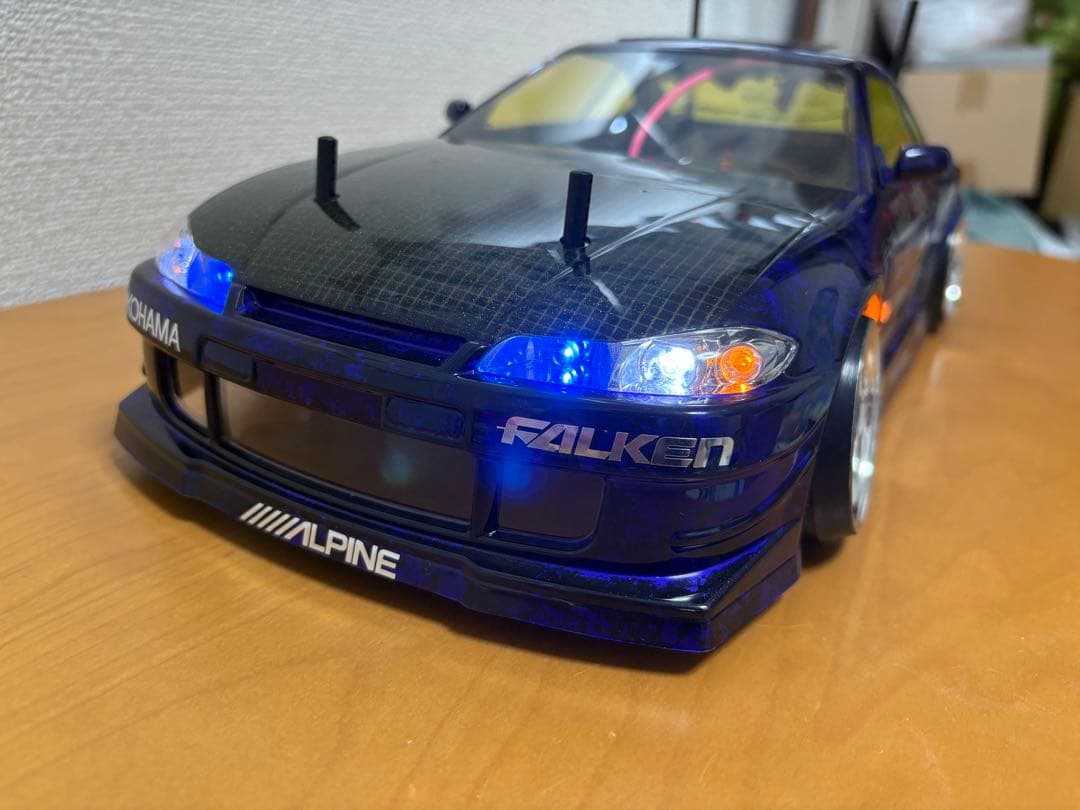 タミヤ 1/10 COPPERMIX S15シルビア ラップ塗装
