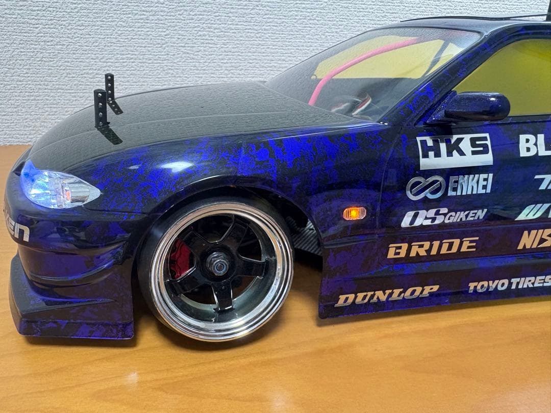 タミヤ 1/10 COPPERMIX S15シルビア ラップ塗装