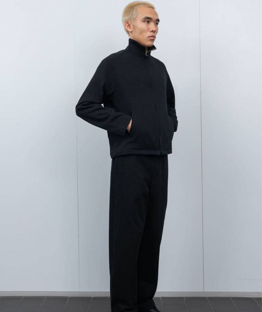 【LADY WHITE CO】Textured Track Jacket 42