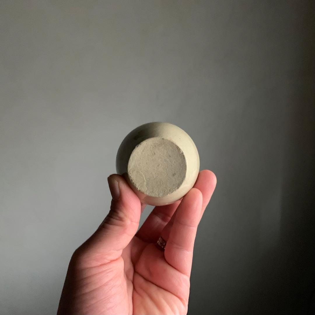 ストーンウェア ぐい呑み 盃 ちょこ 酒器 古道具 アンティーク ブロカント