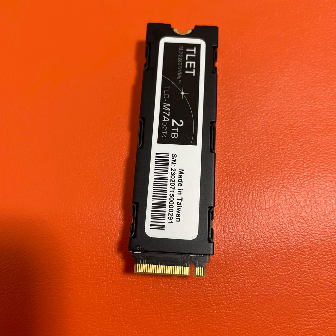PS5対応 東芝 SSD 2TB NVMe ヒートシンク付