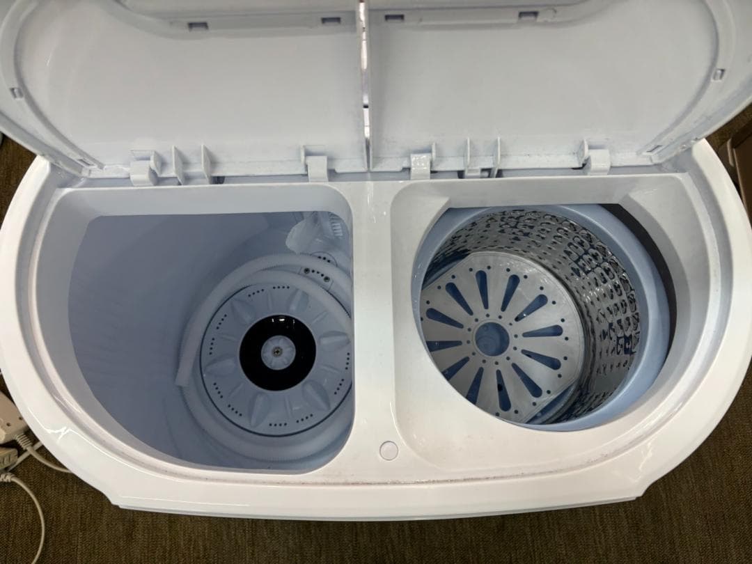 【中古品】ベルソス 二槽式電気洗濯機 RC-500 3.0kg 2023年製