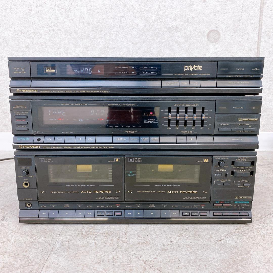 Pioneer private コンポセット レコードプレーヤー/アンプ/デッキ