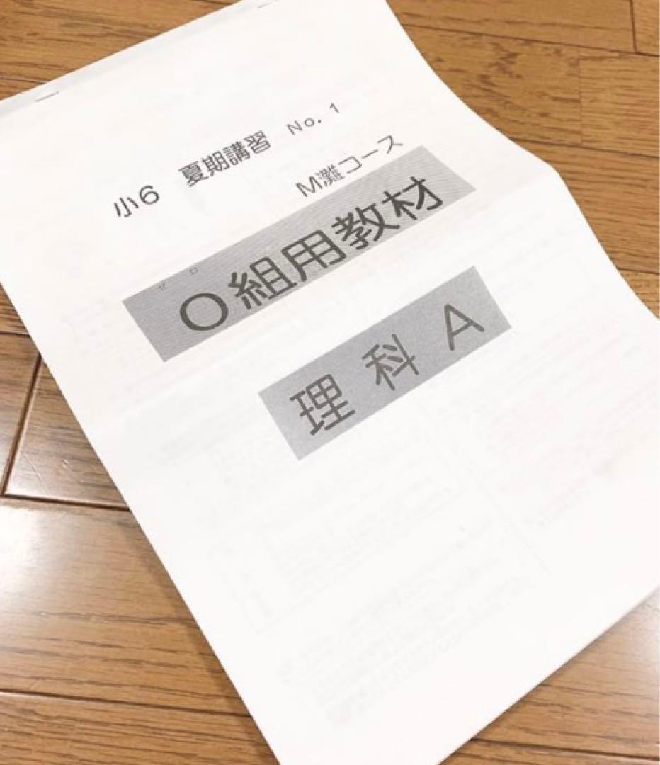 浜学園 小6 夏期講習 理科 M灘コース 0組用教材 テキストまとめ売り